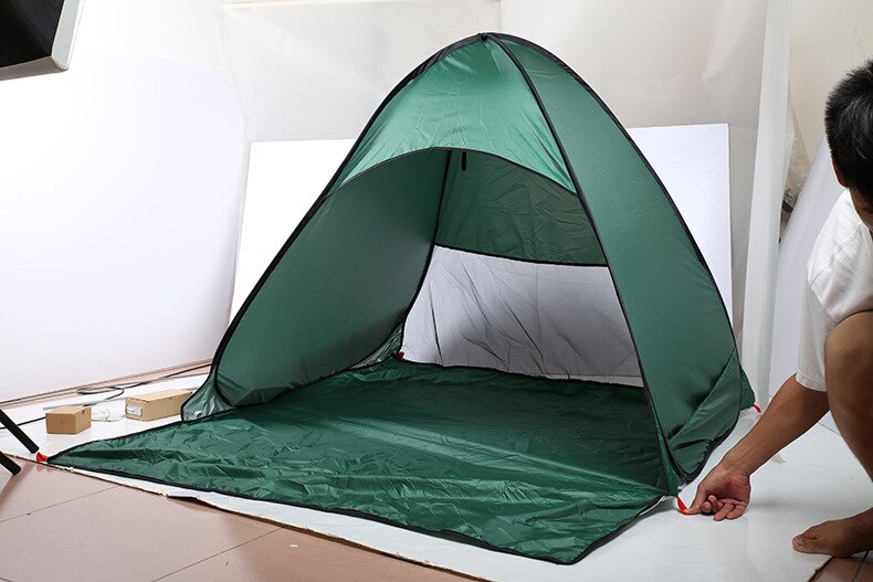 Cheap Goat Tents Beach Camping Tent Outdoor UV Protection Ultralight Portable Sunshade Canopy For Fishing Picnic Hiking Tent Tourist Awning   